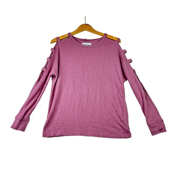 Victoria Secret Sport Keyhole Long Sleeve Shirt sz‎ XS Pink - Picture 1 of 5